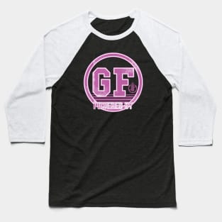 Powered by Gluten Free (purple) Baseball T-Shirt